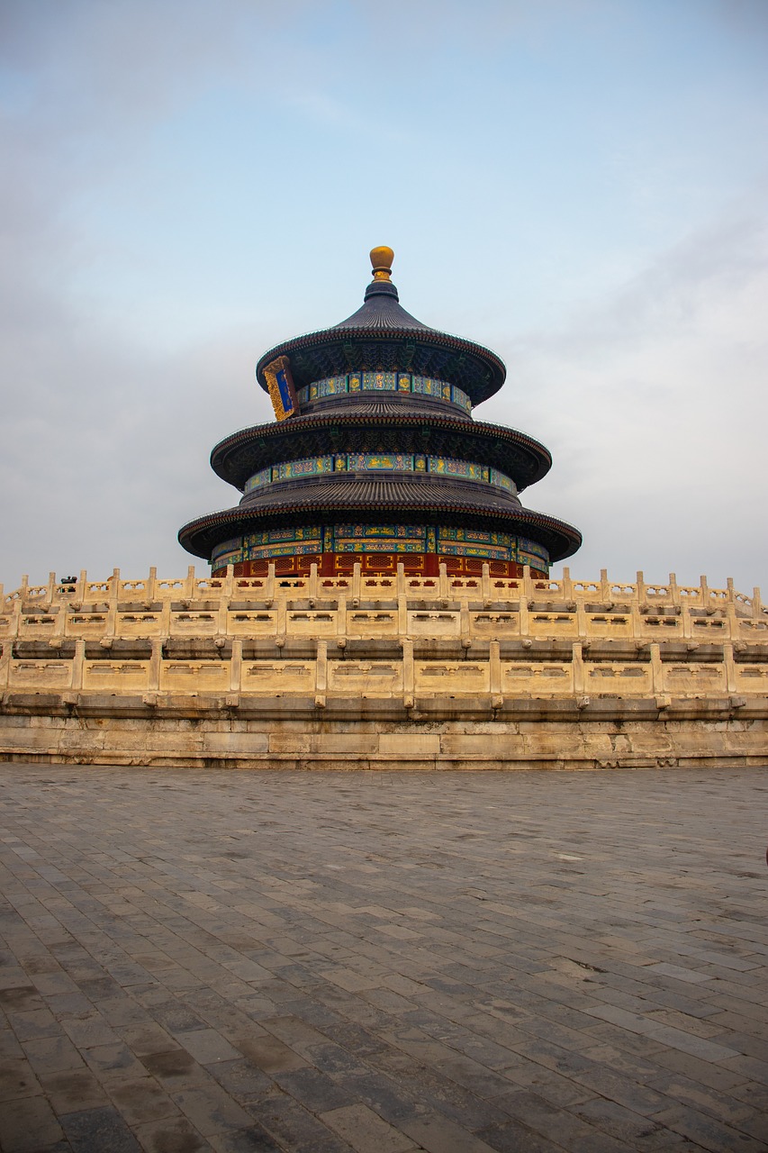 temple of heaven  beijing  architecture free photo