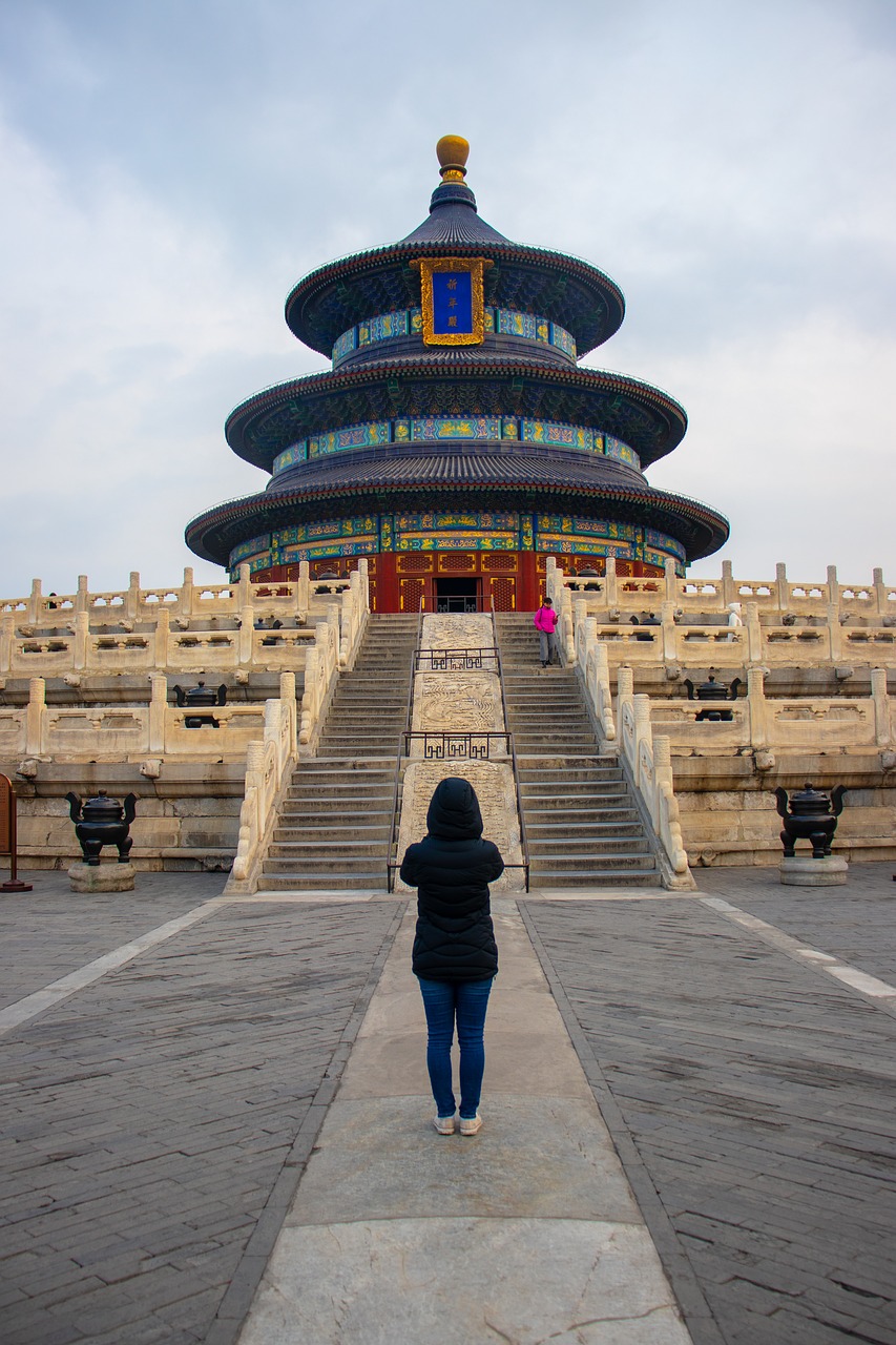 temple of heaven  beijing  architecture free photo