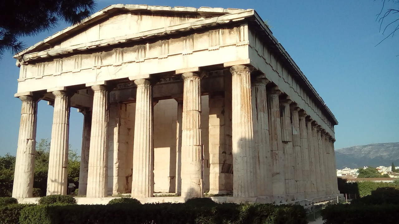temple of hephaestus ancient agora thissio free photo