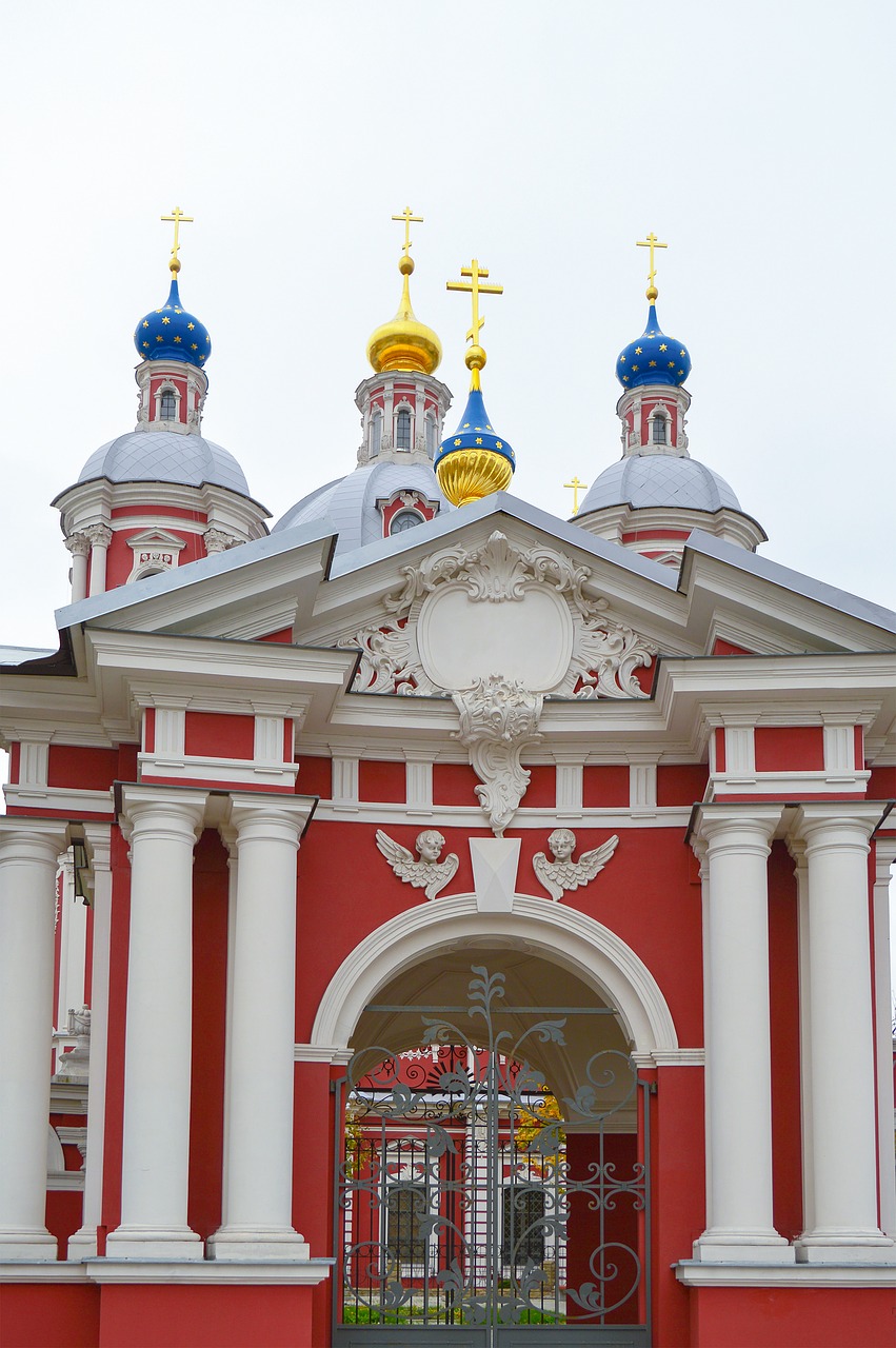 temple of the holy martyr clement moscow church free photo