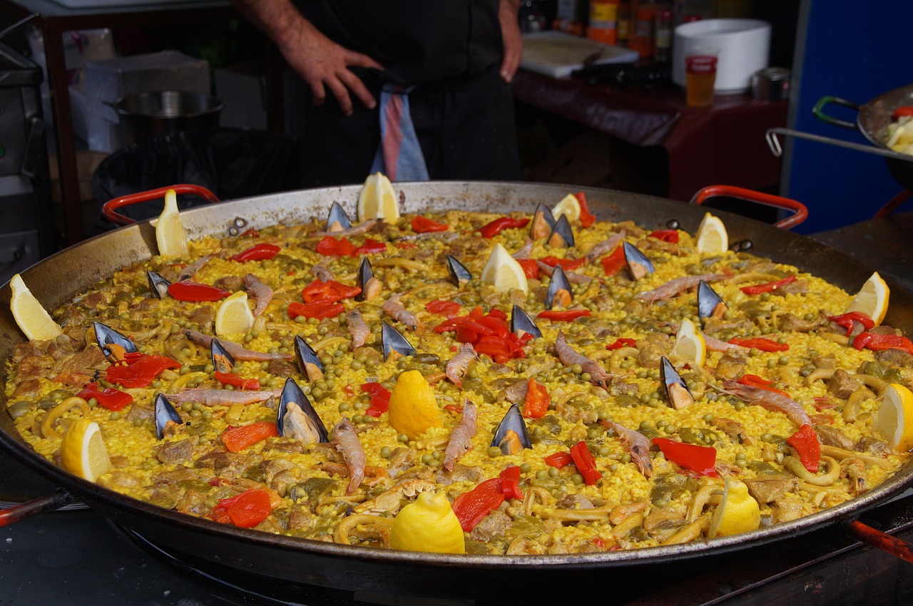 tenerife paella huge free photo