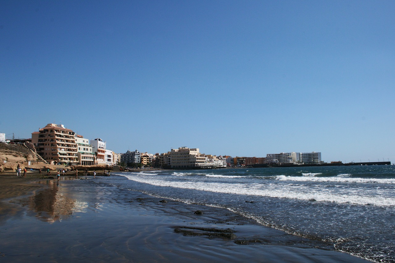 tenerife el medano beach free photo