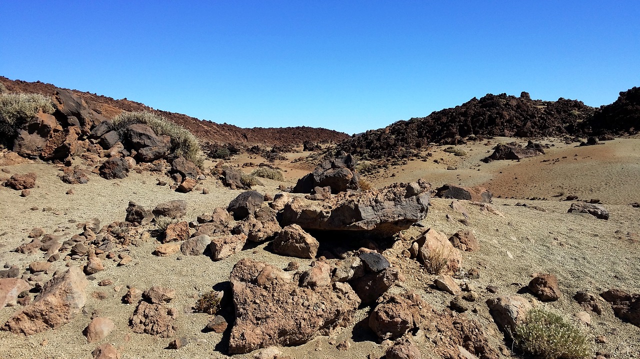 tenerife teide rocks free photo