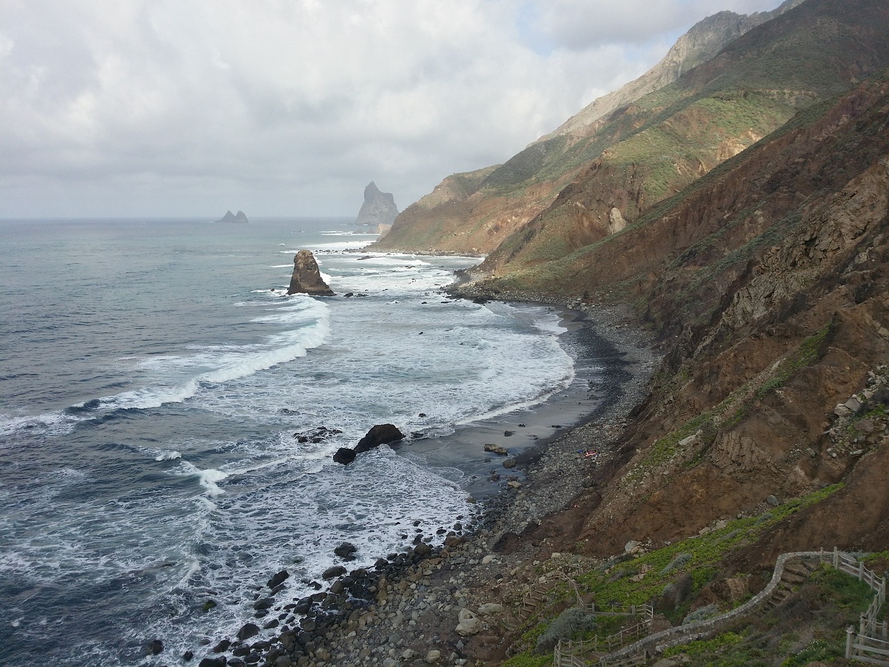 tenerife island ocean free photo