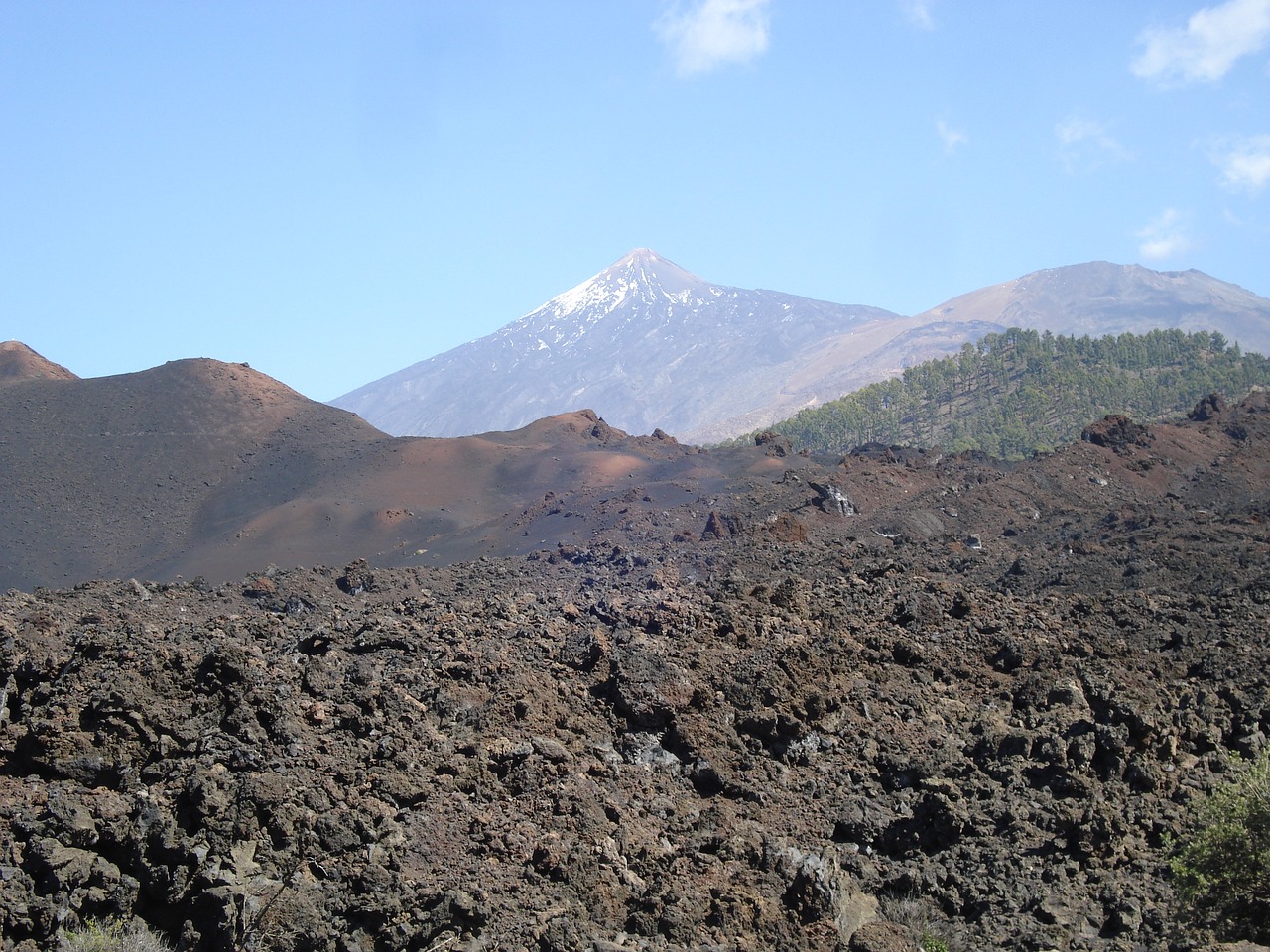 tenerife lava volcano free photo
