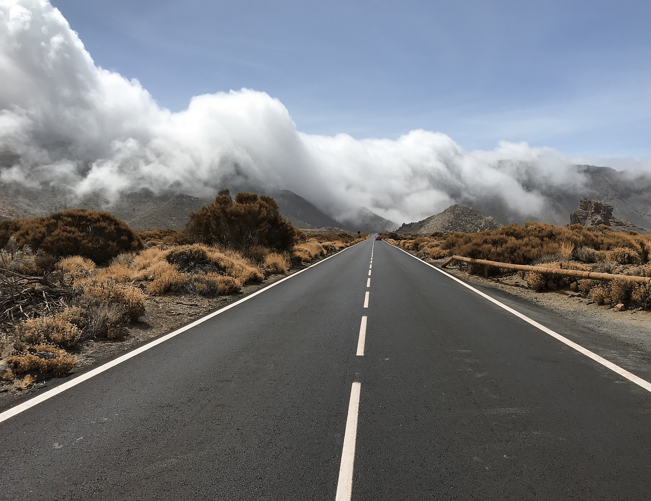 tenerife  road  mountains free photo