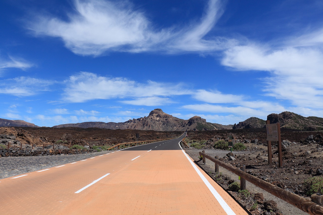 tenerife  road  mountains free photo