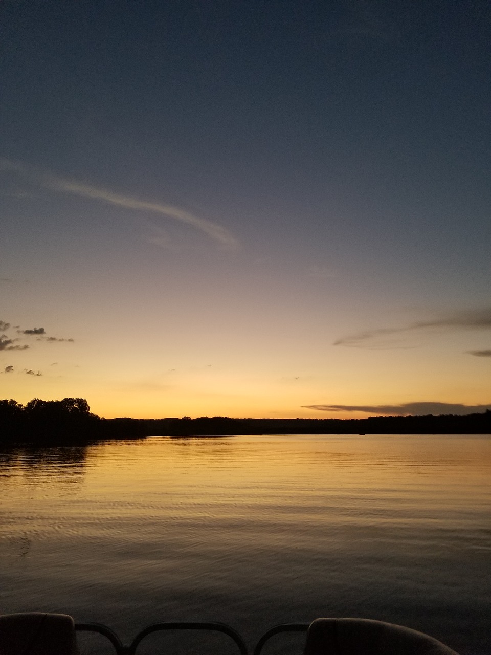 tennessee river  sunset  boat free photo