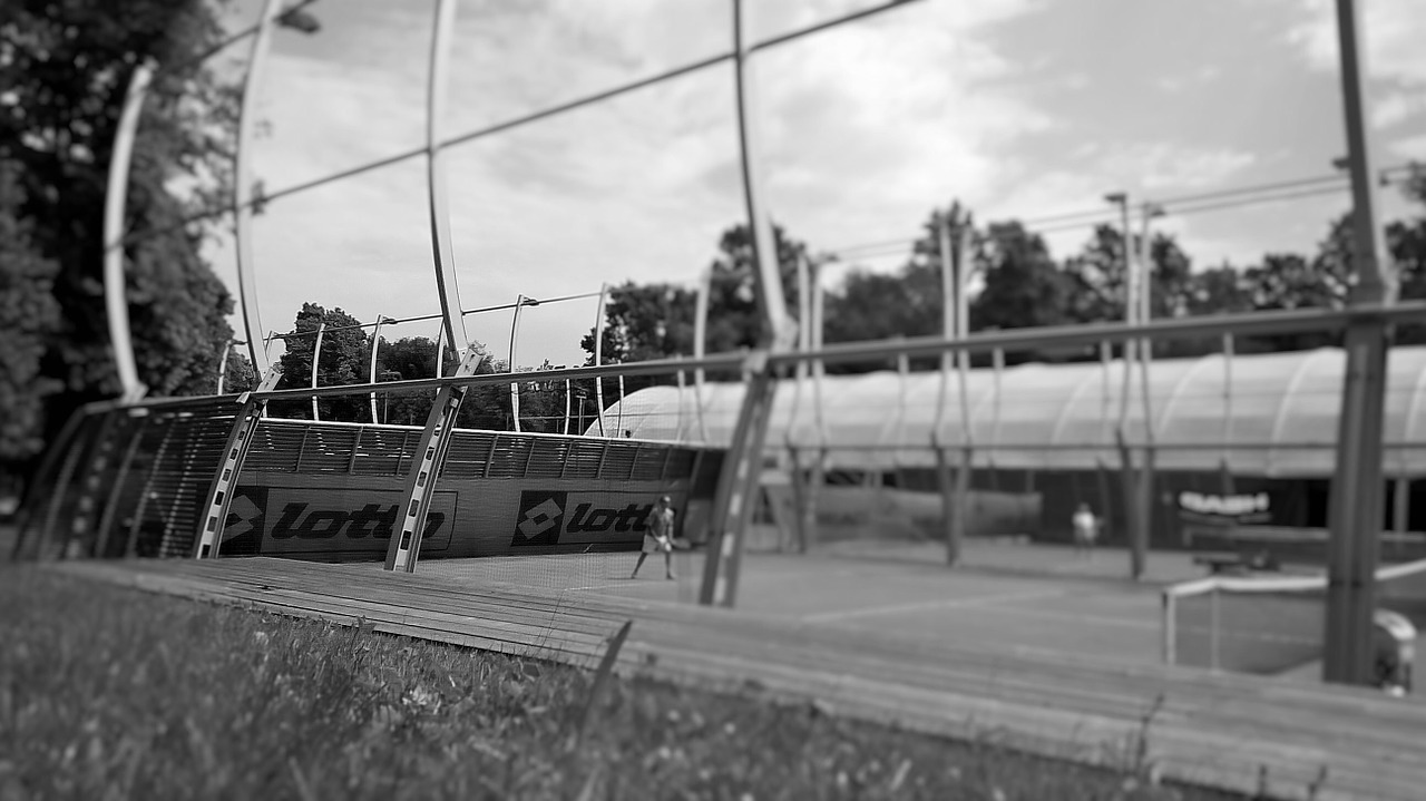 tennis clay court landscape free photo