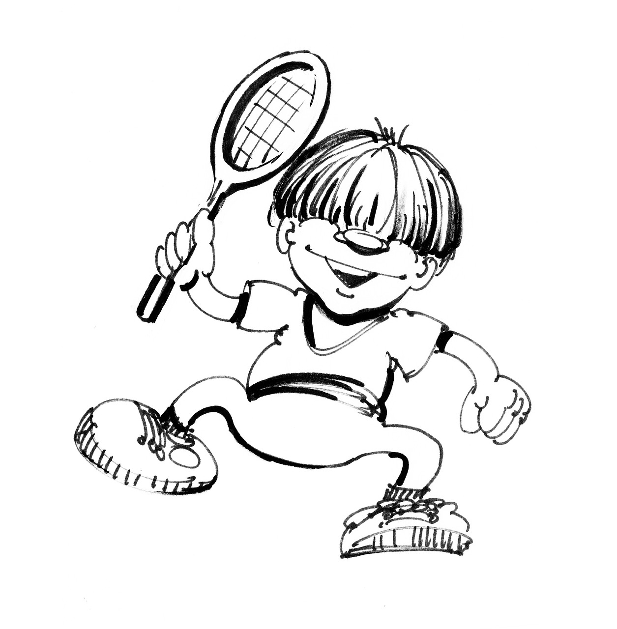 tennis boy sport free photo