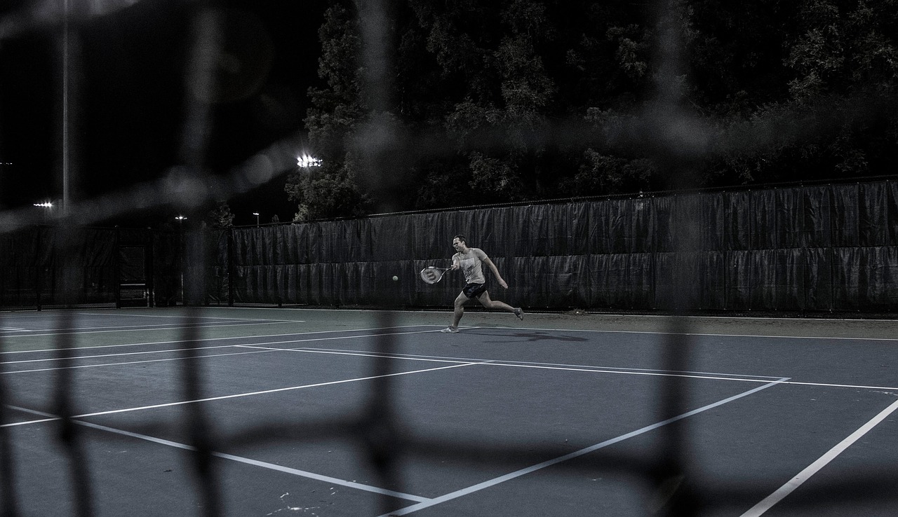 tennis court sport free photo