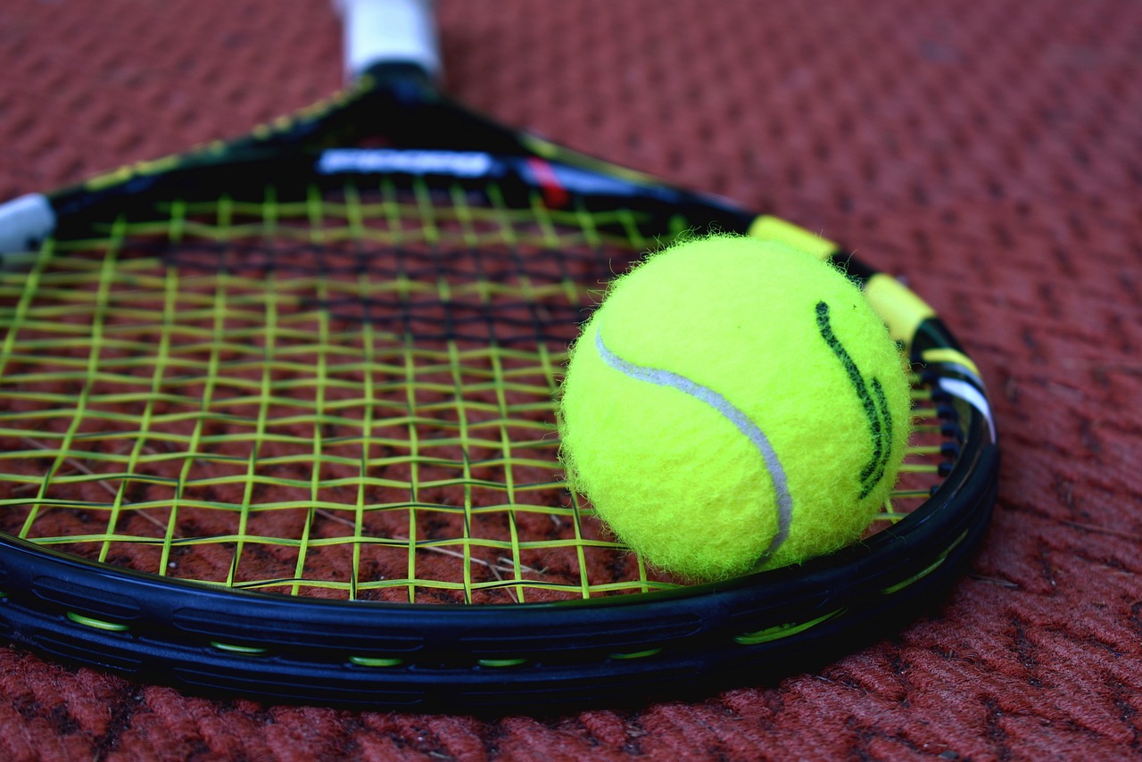 tennis  racket  tennis ball free photo