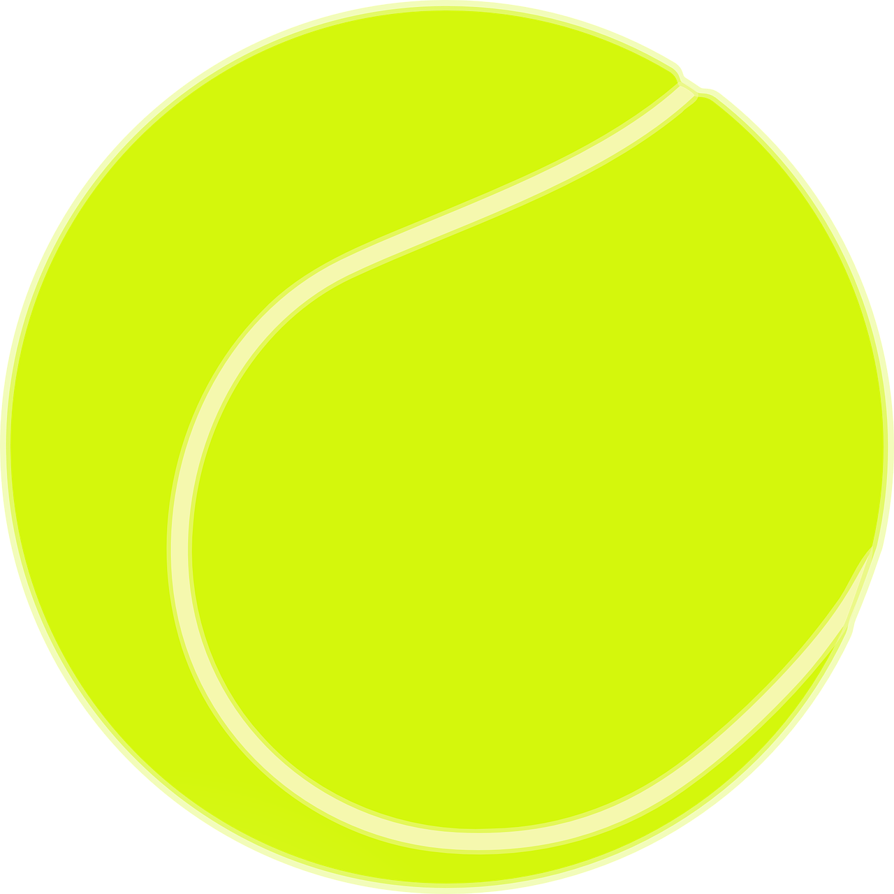 tennis ball sport yellow free photo