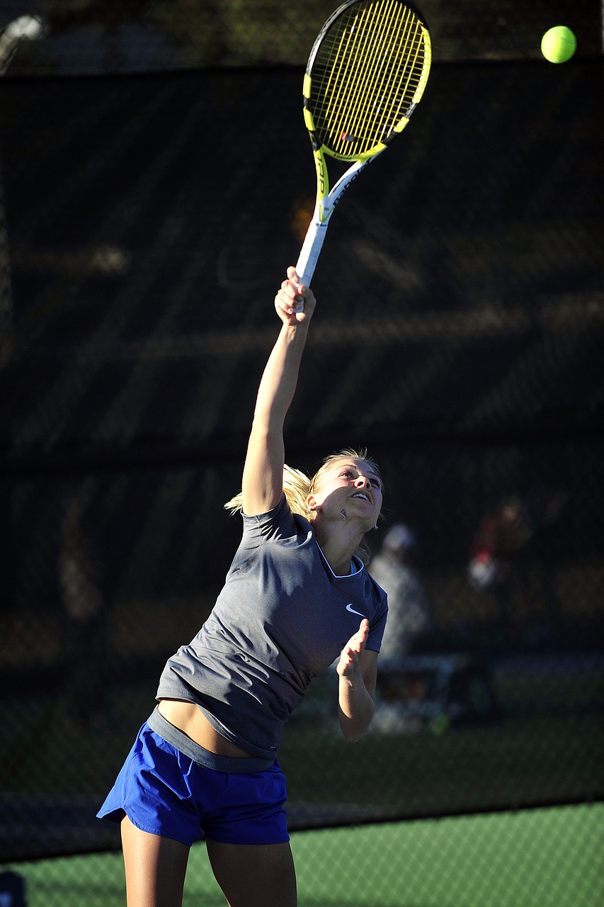 tennis player woman racket free photo