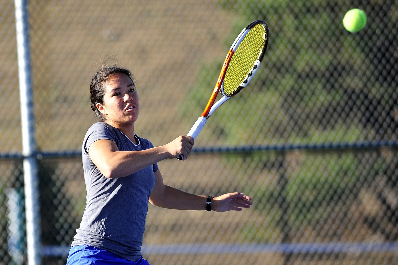 tennis player woman racket free photo