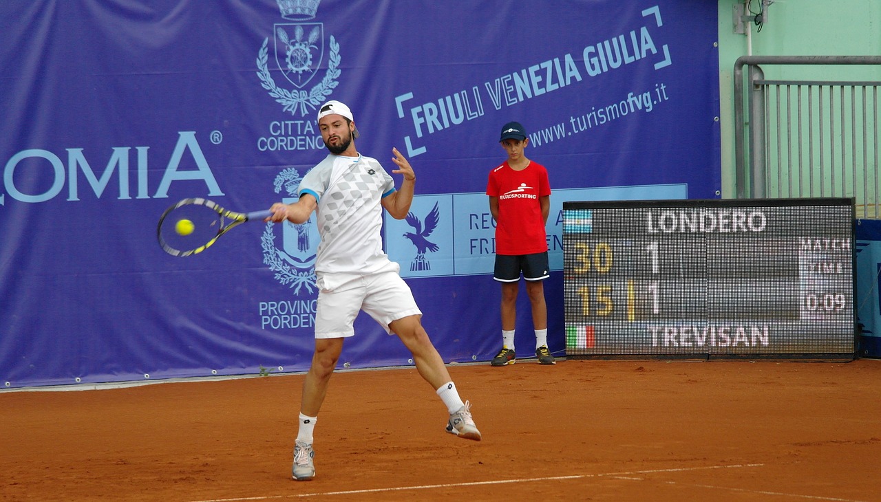 tennis player forehand tournament free photo