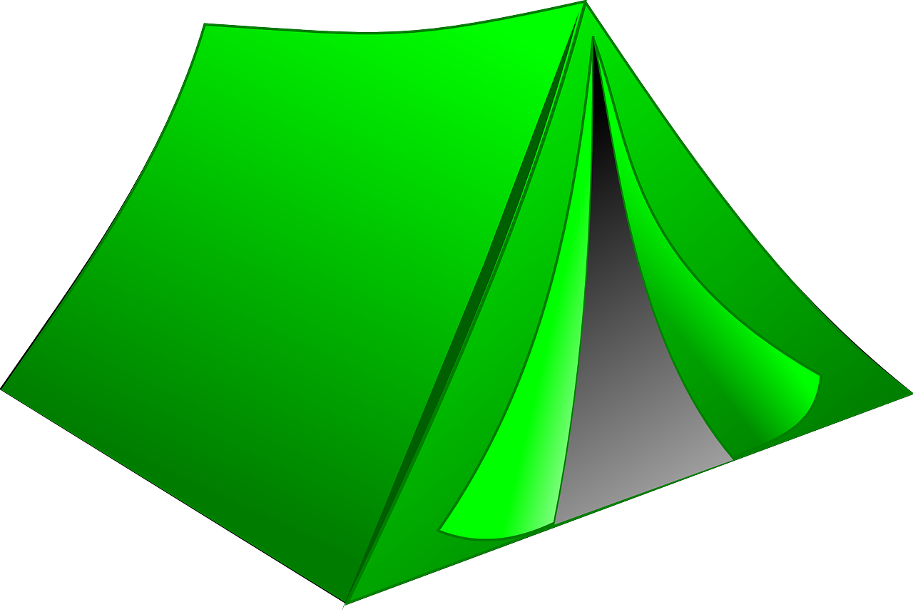 tent camping green free photo