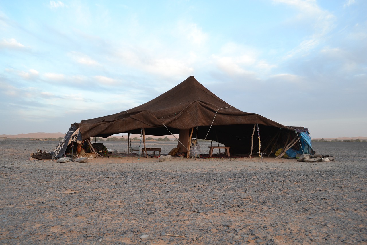 tent sahara morocco free photo