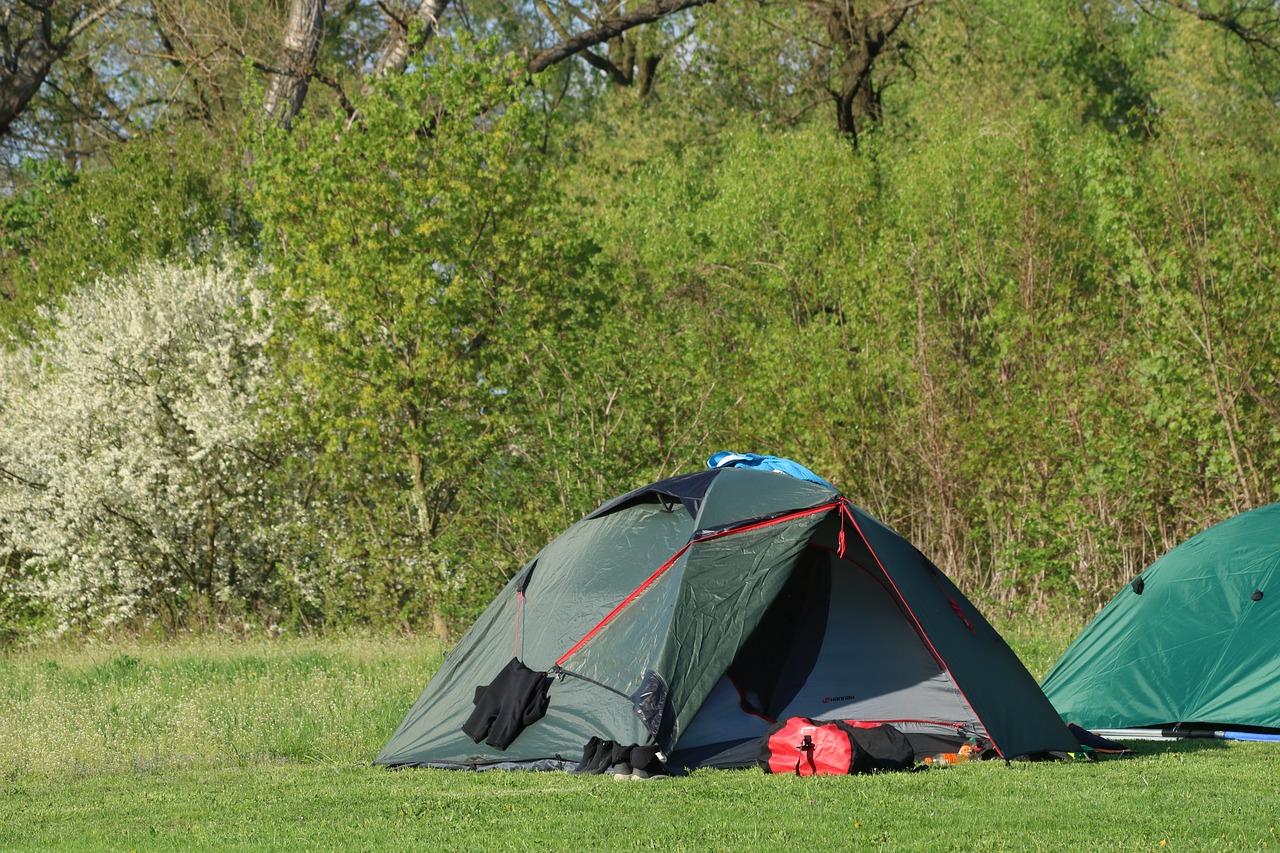 tent  camping  spring free photo