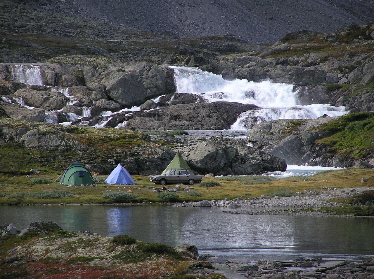 tent camp koldå jotunheimen free photo