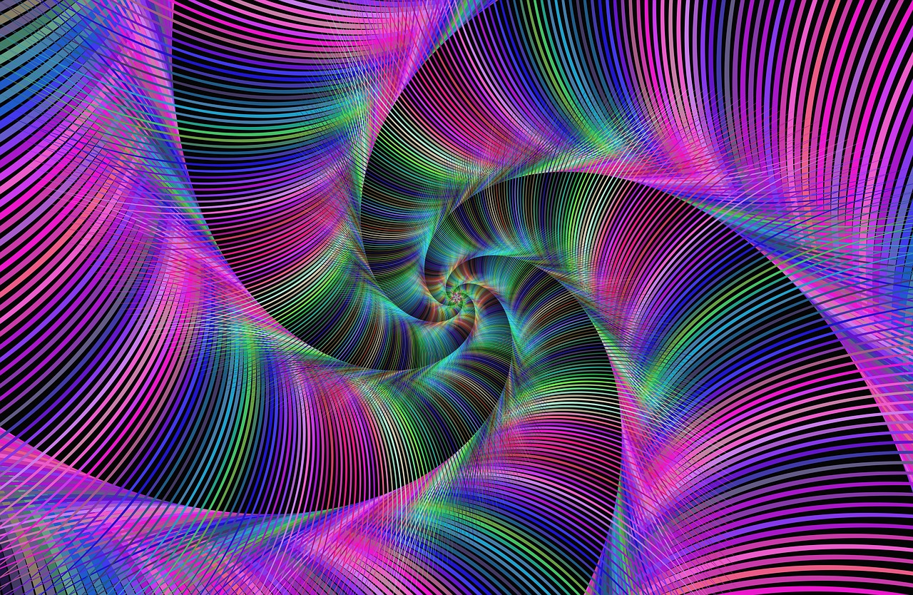 tentacle fractal spiral free photo