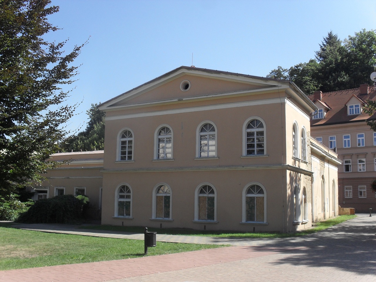 teplice building roofs free photo