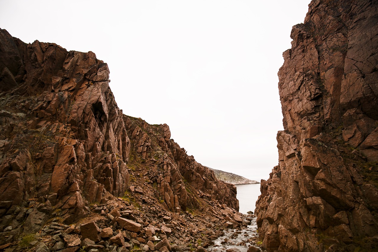 teriberka murmansk waterfall free photo