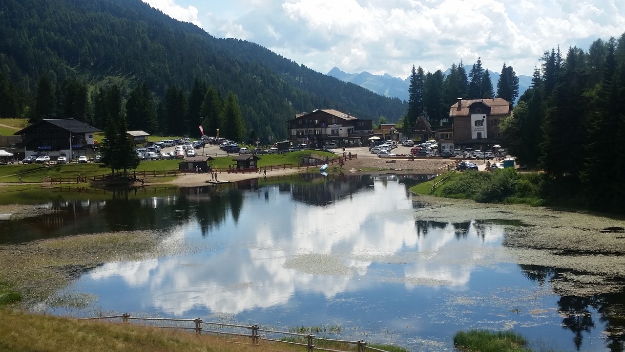 terme pond landscape free photo