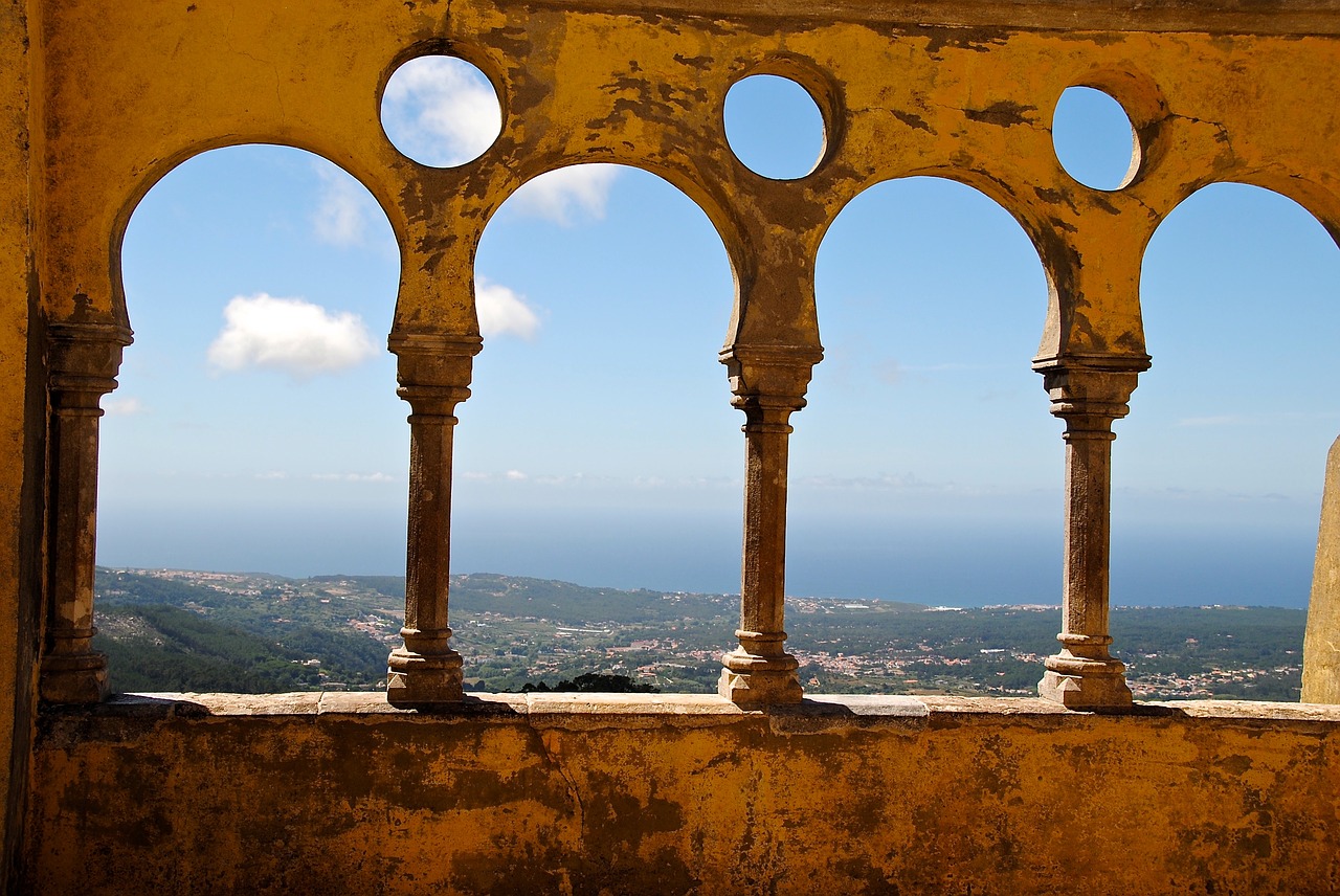 terrace portugal sintra free photo