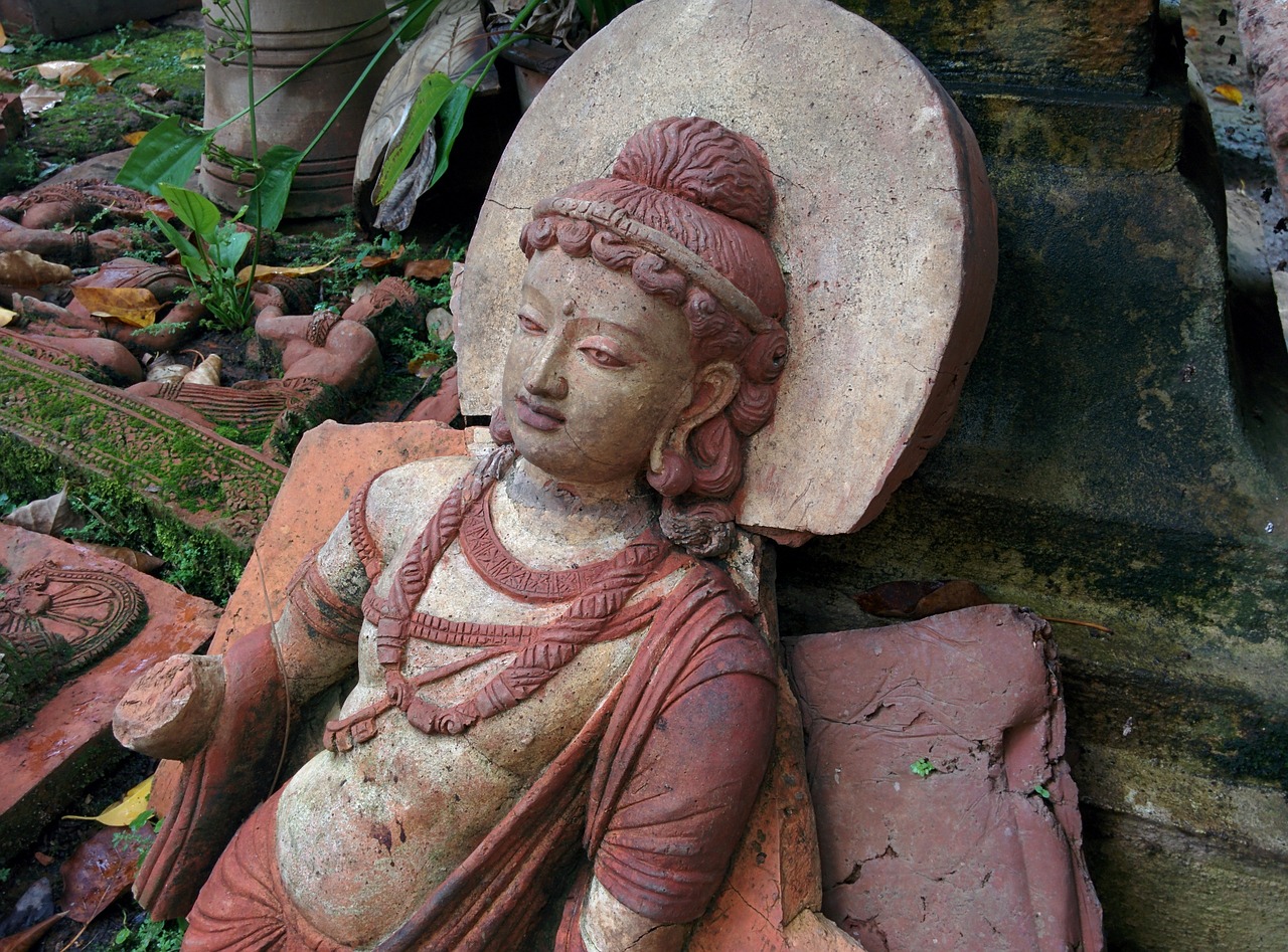 terracotta thailand statue free photo
