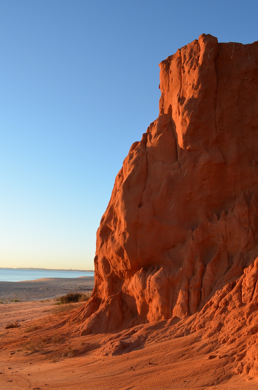 terracotta cliff landscape free photo