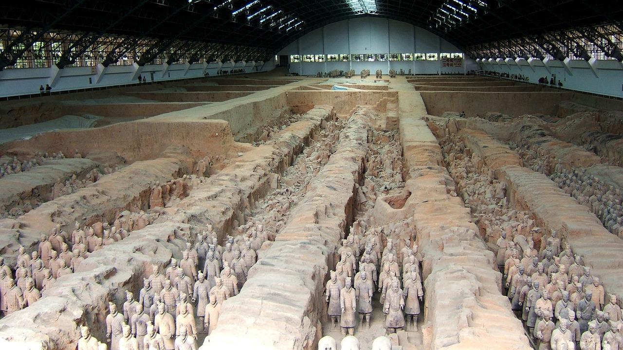 terracotta army soldiers china free photo