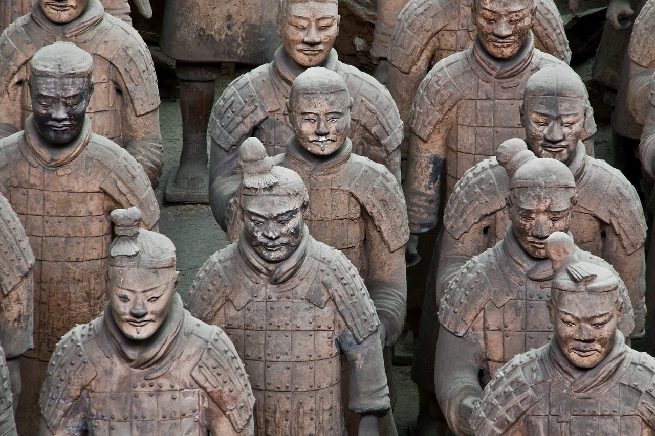 terracotta army china xi'an free photo