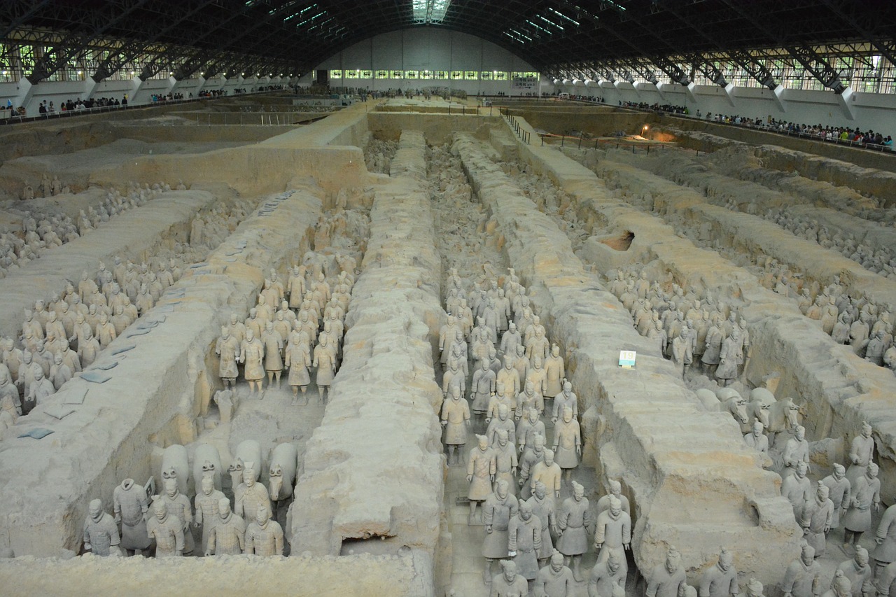 terracotta warriors china tourism free photo