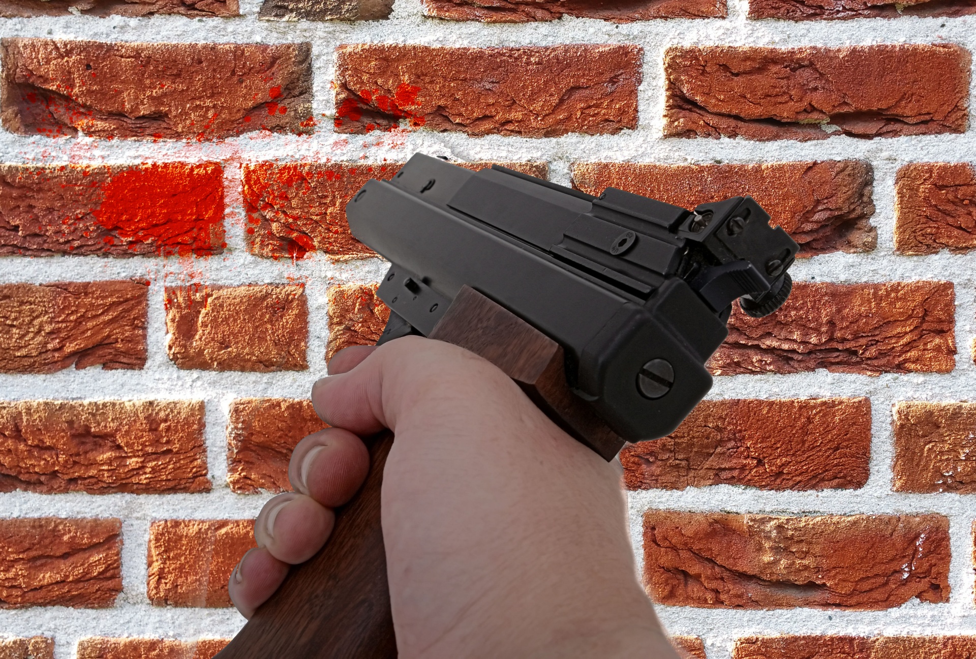 pistol amok protect crime free photo