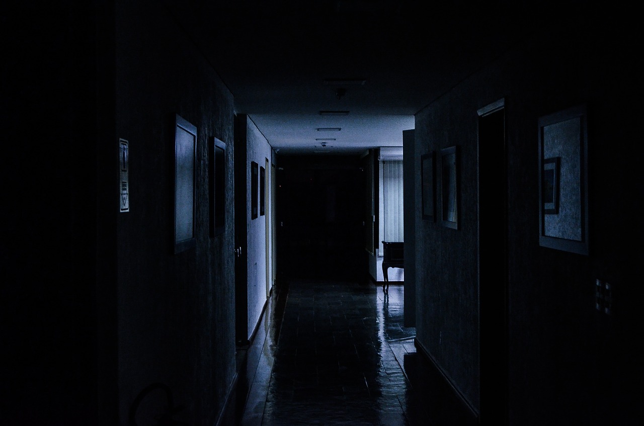 hall office darkness free photo