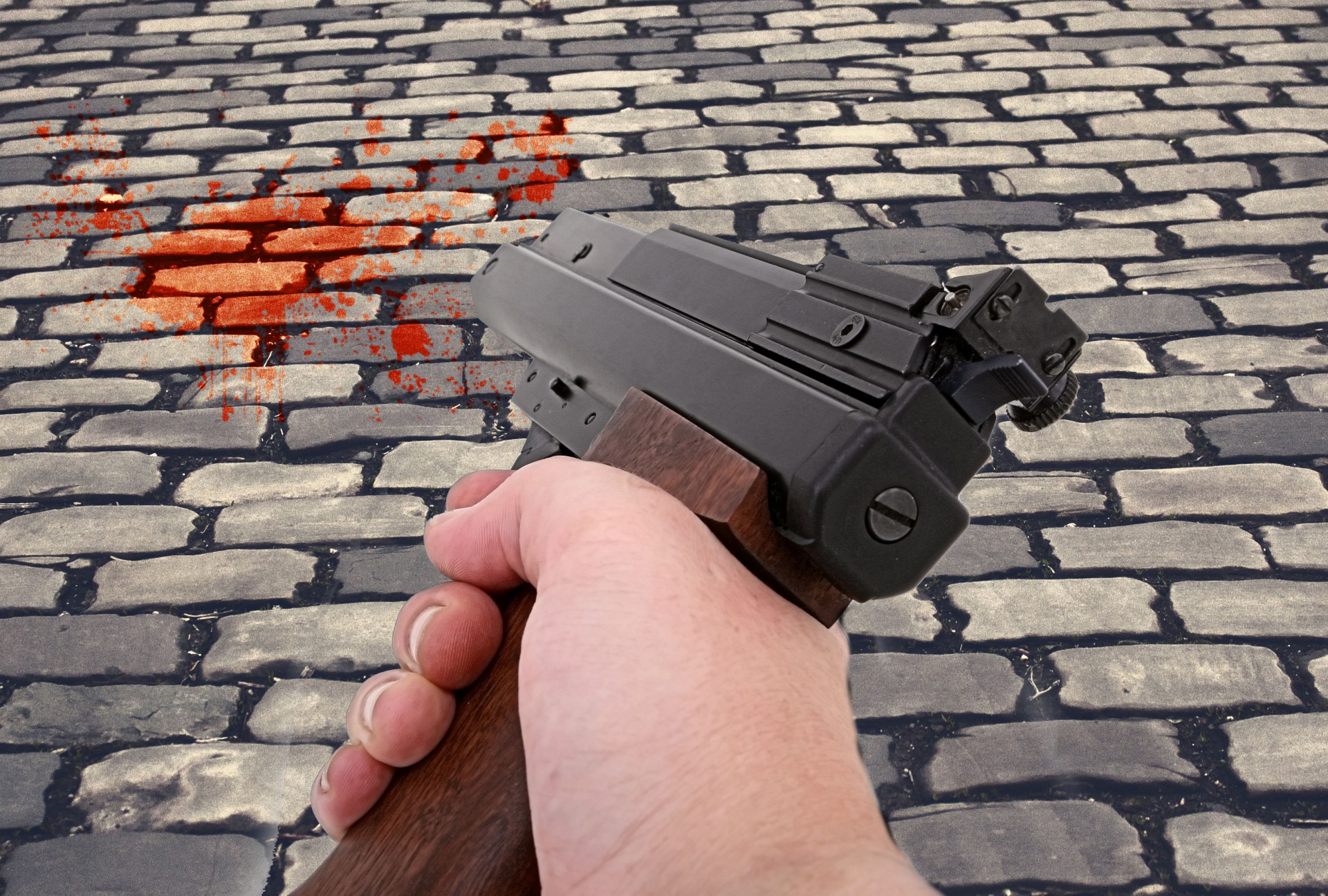 pistol amok protect crime free photo