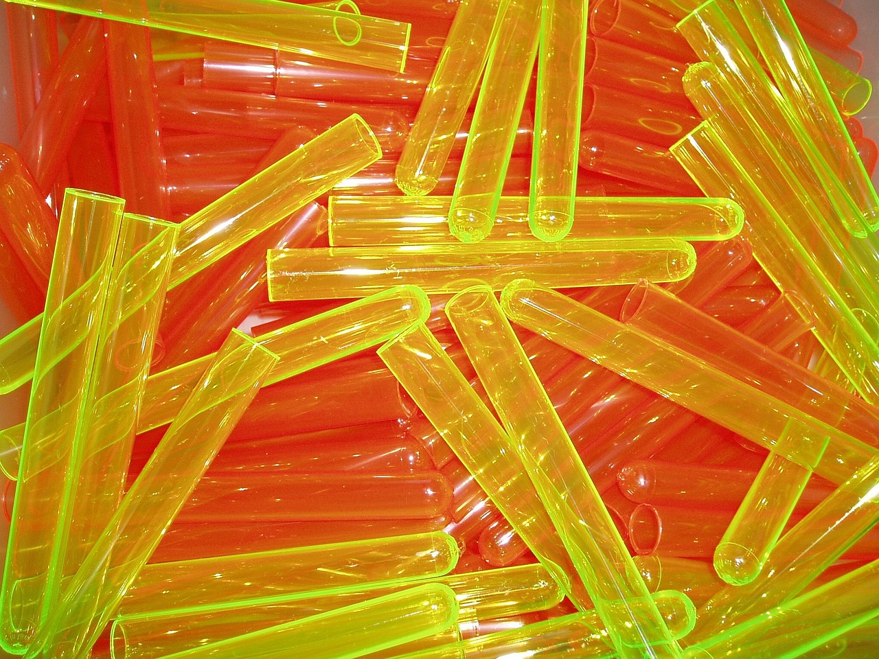 test tubes orange yellow free photo