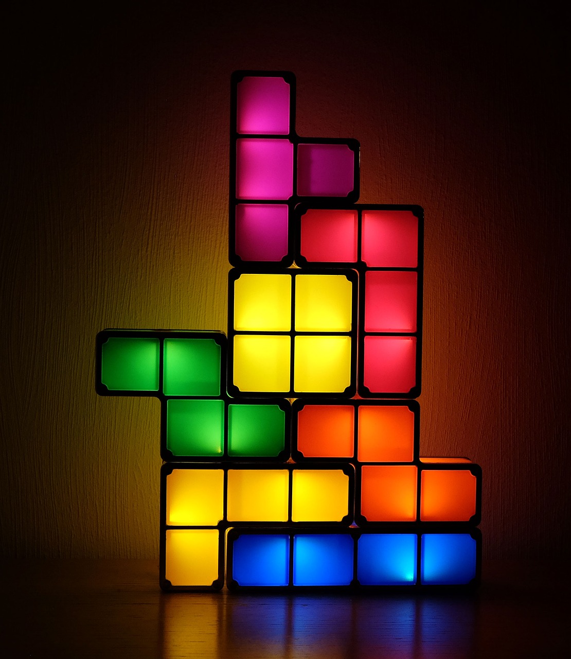 tetris lamp deco free photo