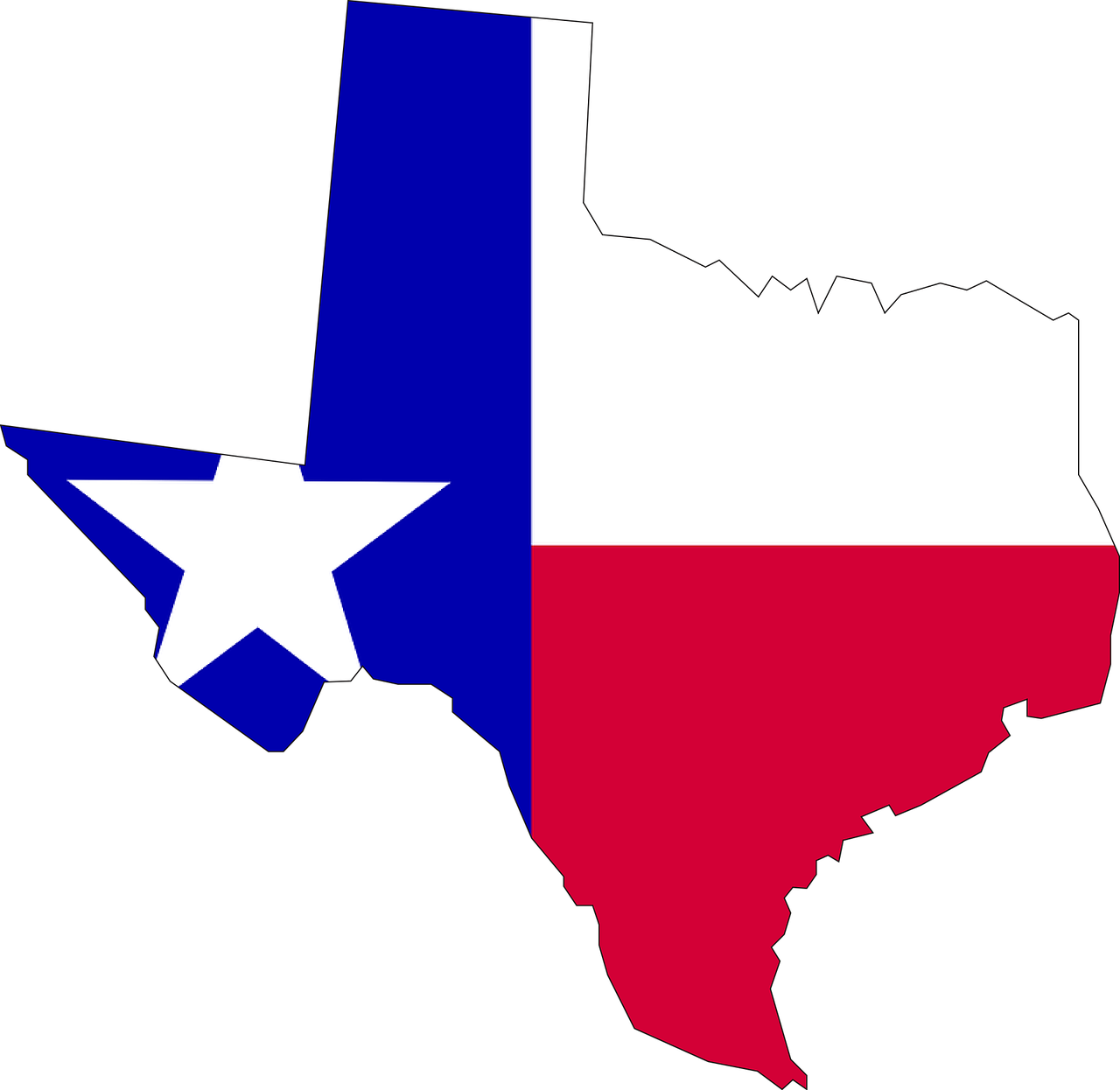 texas flag map free photo