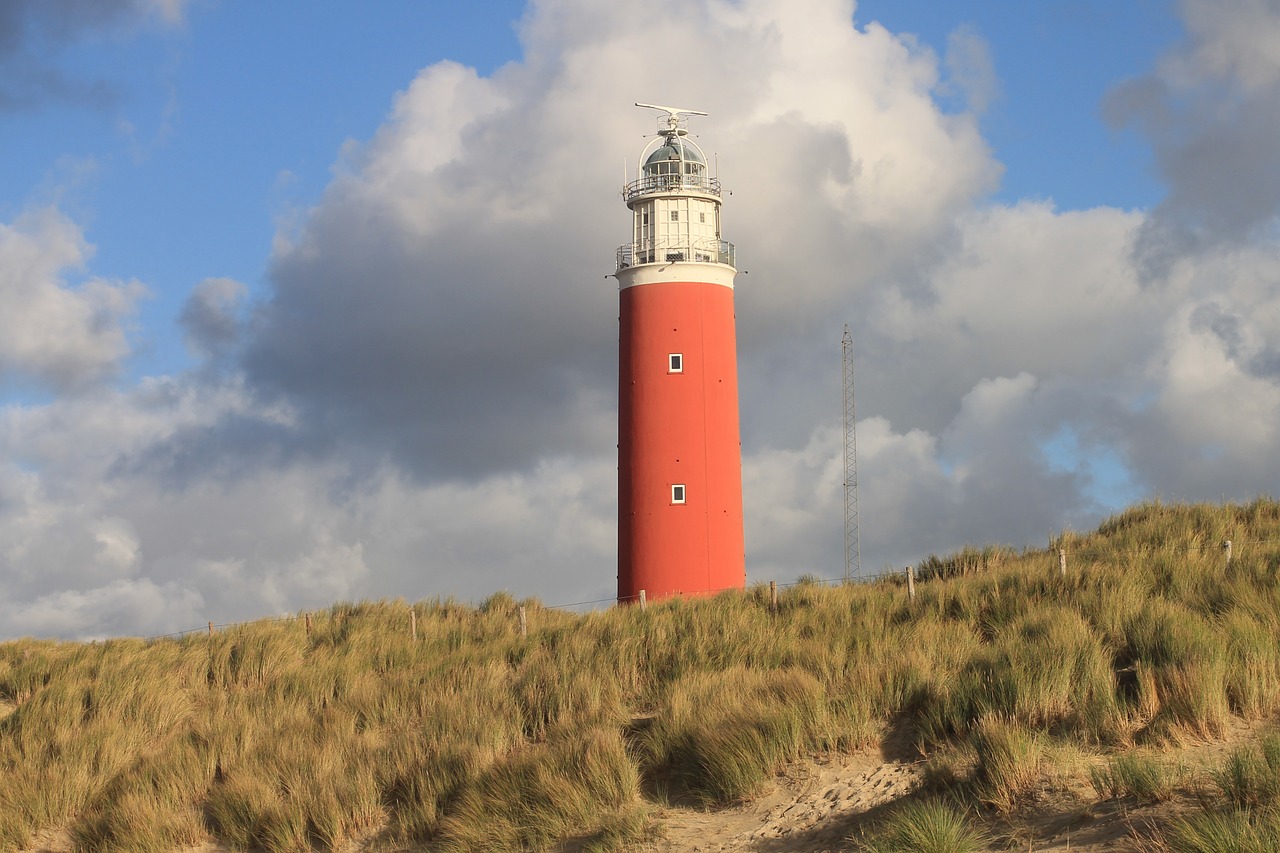 texel north sea lighthouse free photo
