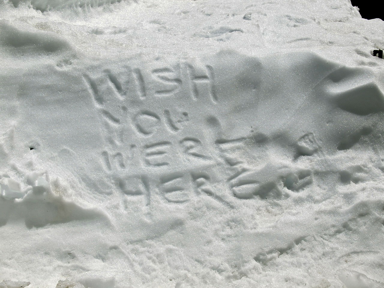 text snow winter free photo