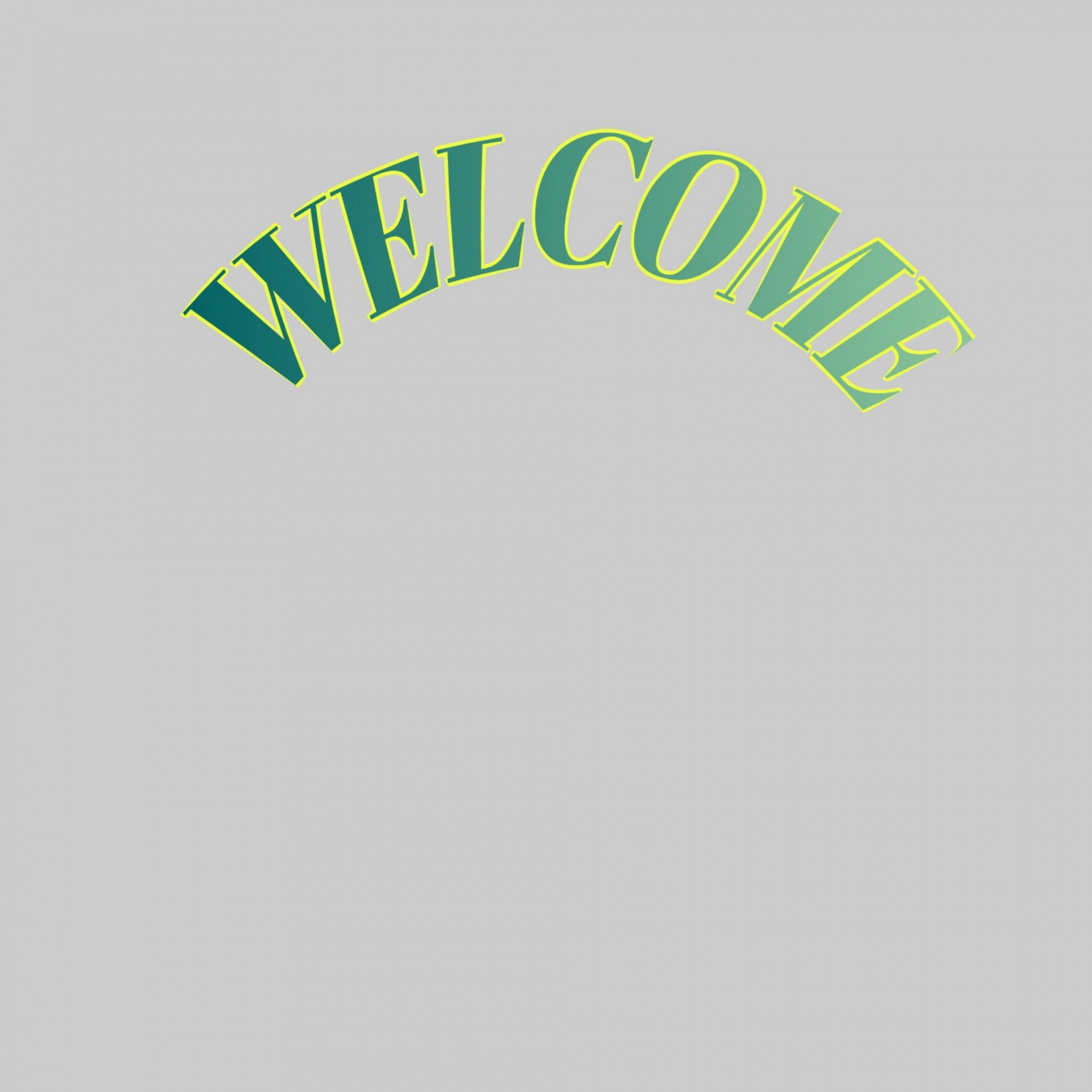 text welcome green free photo