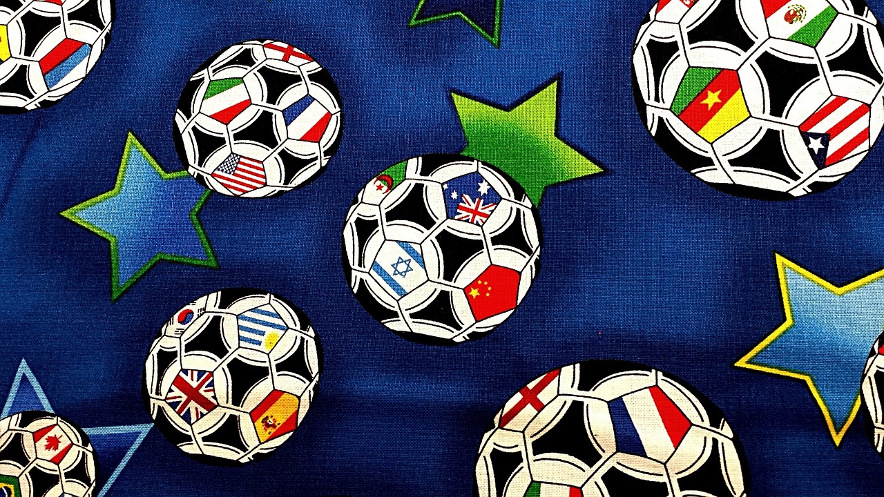 textile football soccer free photo