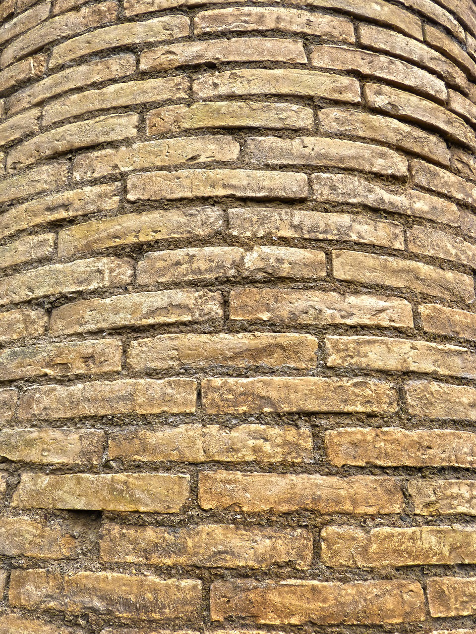 texture bricks curve free photo