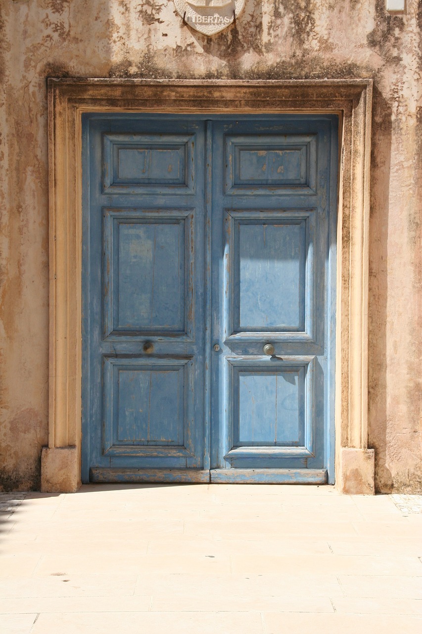 texture wooden door blue free photo