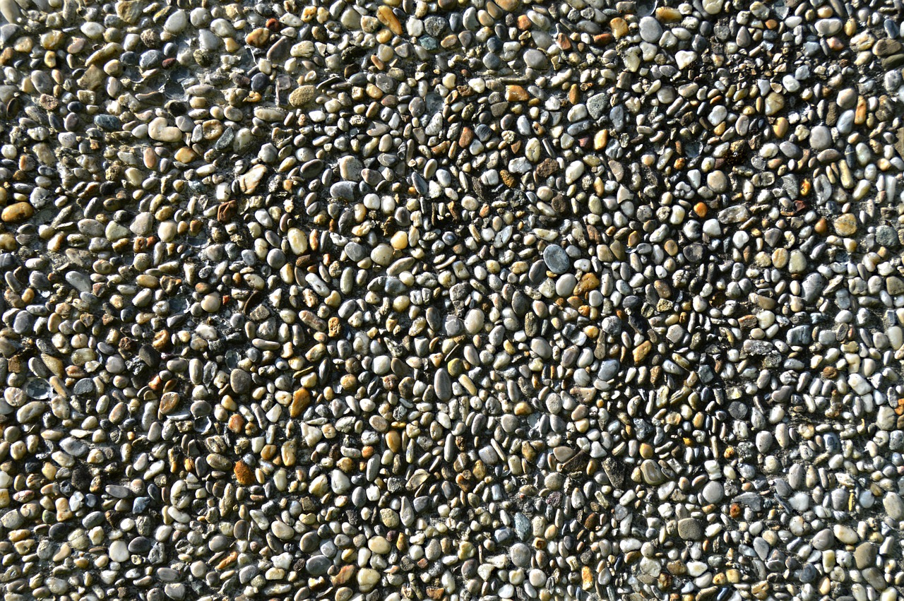 texture pebble gravel concrete free photo