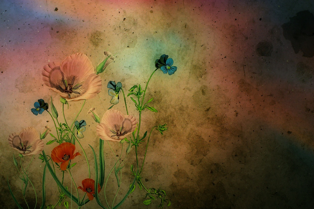 texture background flowers free photo