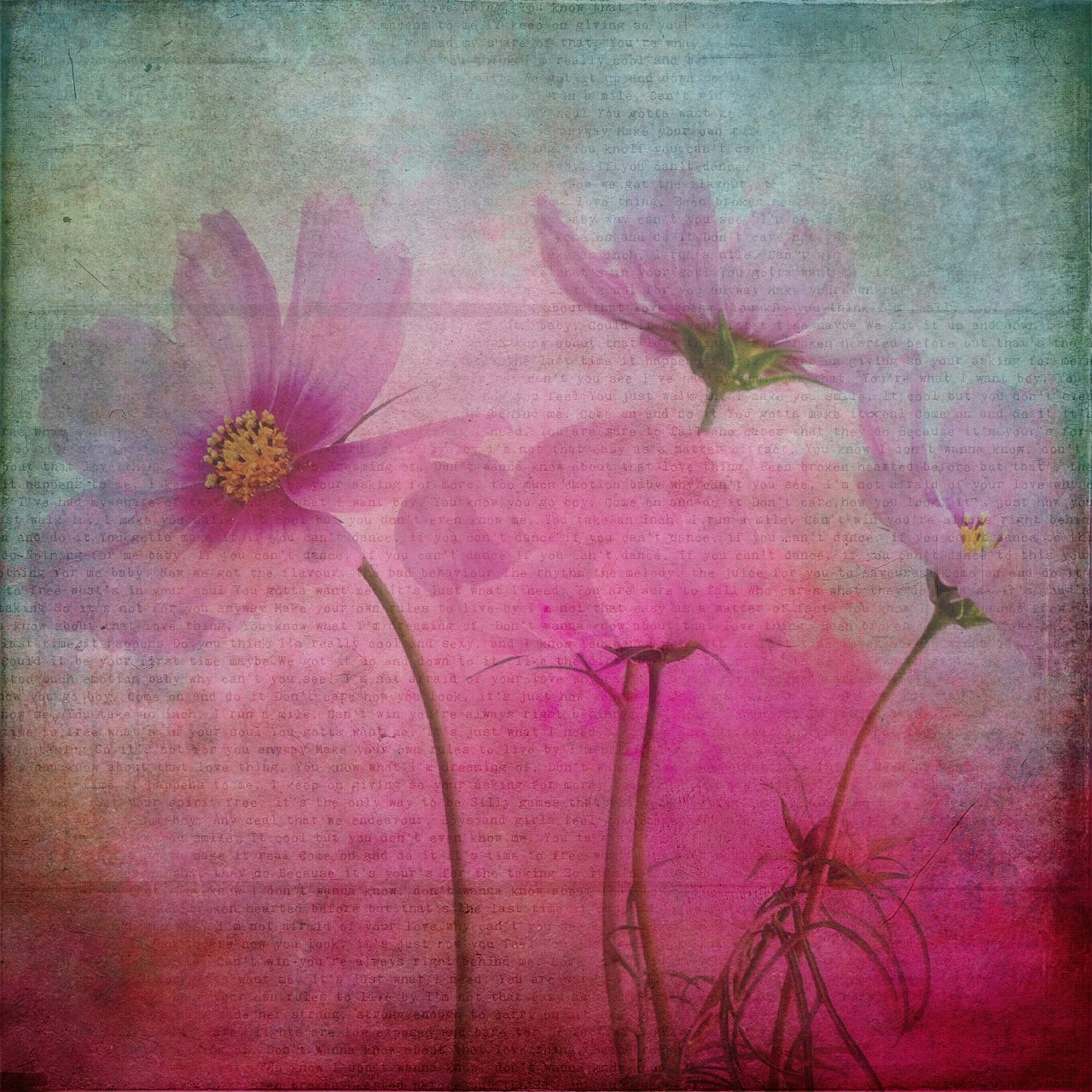 texture background flowers free photo