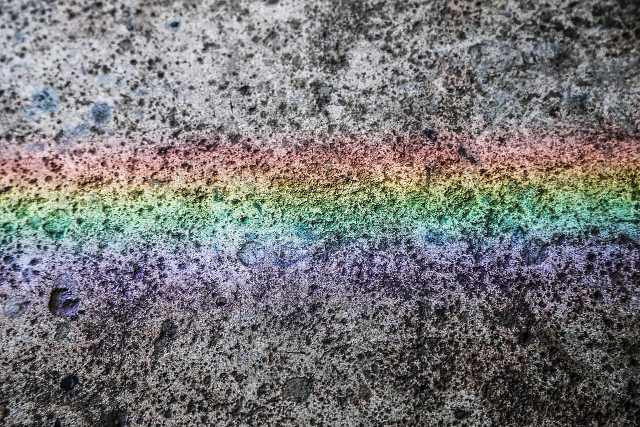 texture rainbow concrete free photo